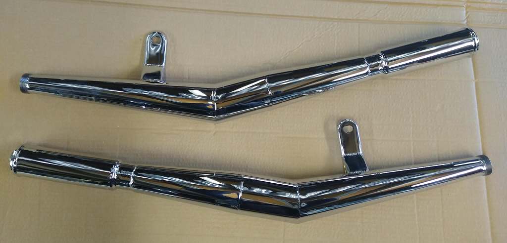 RD125DX Twin – Small Can – Chrome